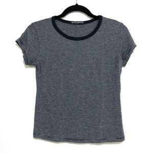 Brandy Melville Striped Crewneck Tee